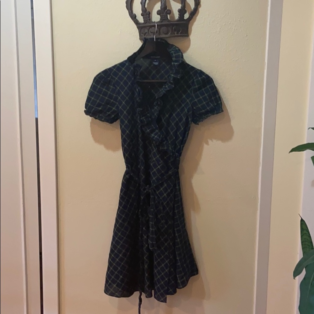 Cotton wrap dress